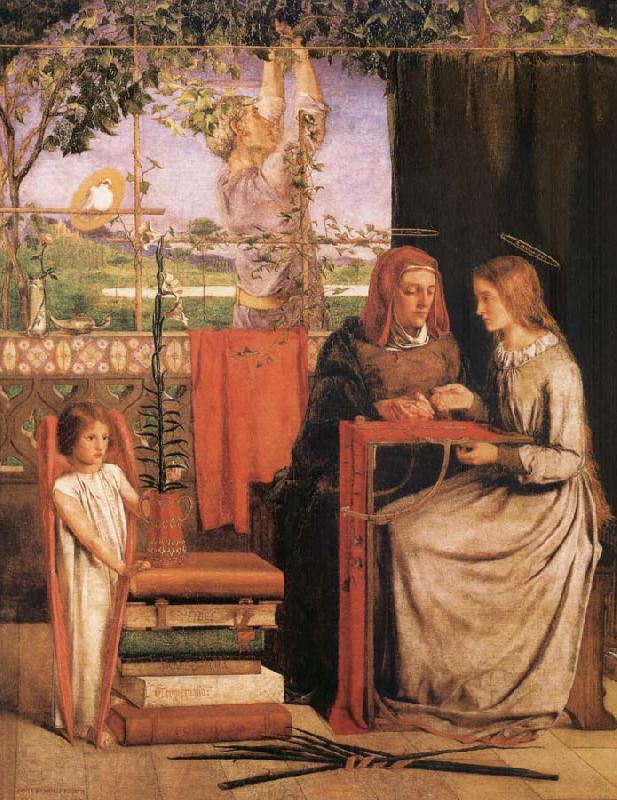Dante Gabriel Rossetti The infancy of Maria
